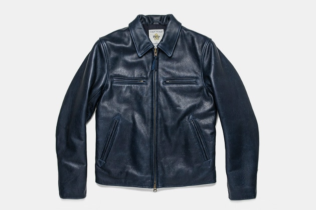 Taylor Stitch Leather Moto Jacket