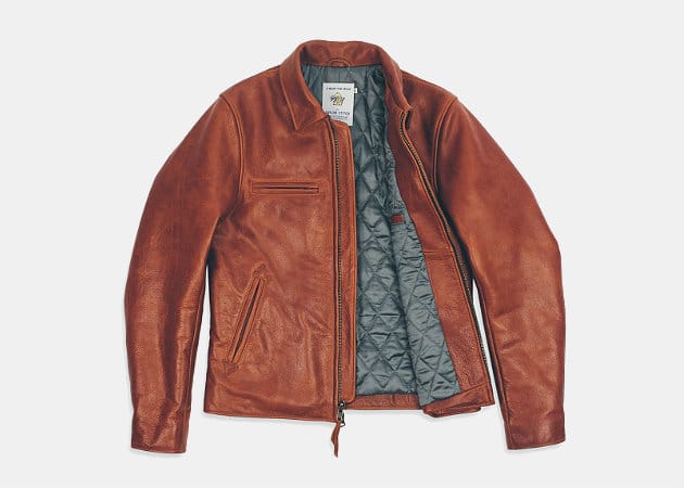 Taylor Stitch Moto Jacket in Whiskey Steerhide