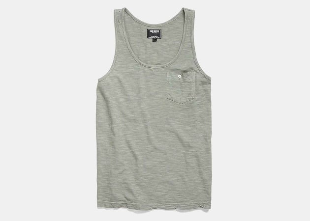 Todd Snyder Tank Top in Gunmetal