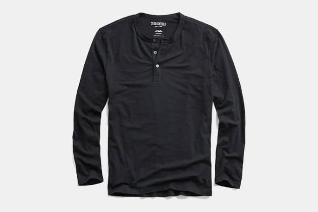 Todd Snyder Made In LA Long Sleeve Henley