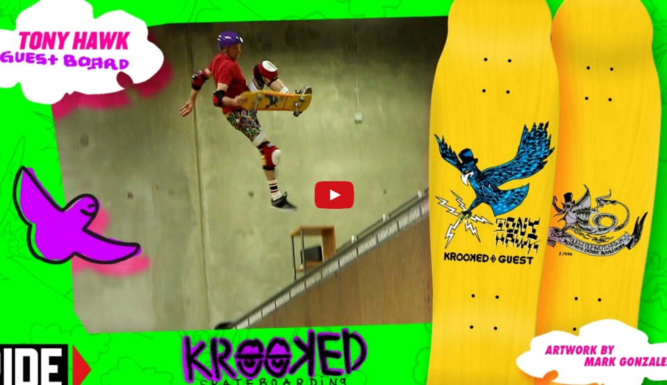 Tony Hawk + Krooked Skateboards Collaboration