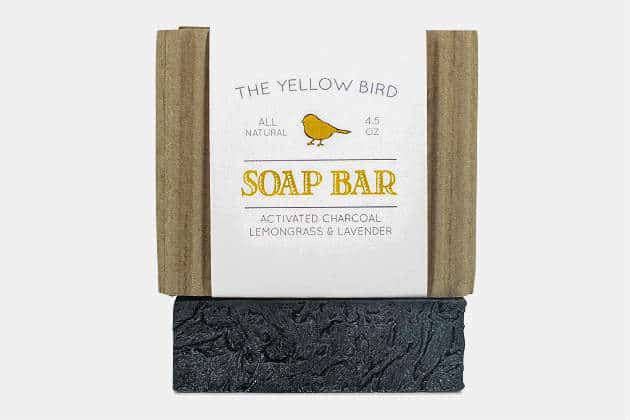 The Yellow Bird Activated Charcoal Soap Bar