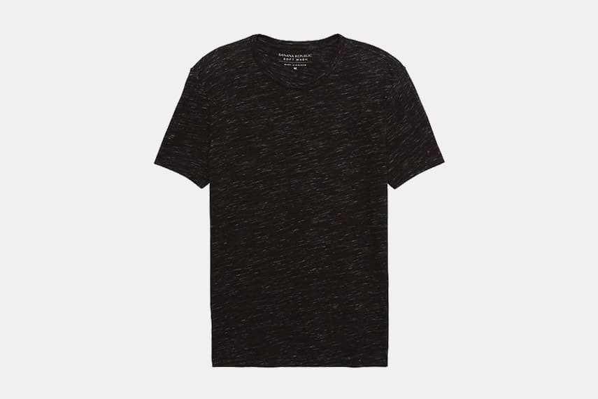 Banana Republic Soft Wash T-Shirt mit Rundhalsausschnitt