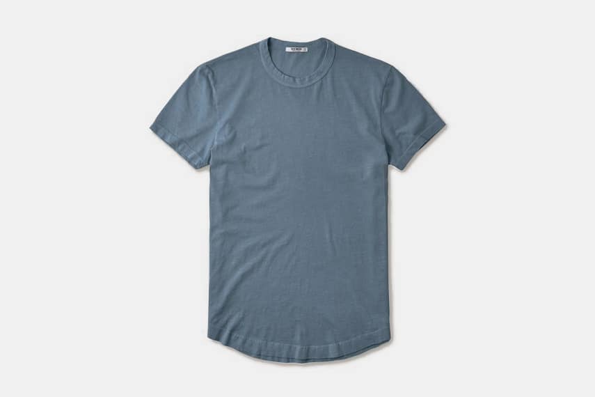 Buck Mason Slub Curved Hem Tee