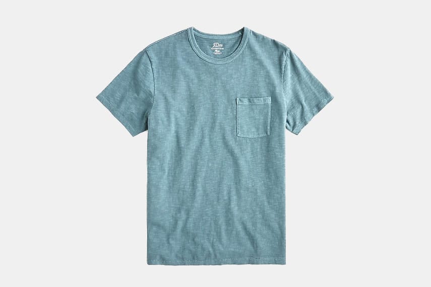 J.Crew Garment-Dyed Slub Cotton Crewneck T-Shirt