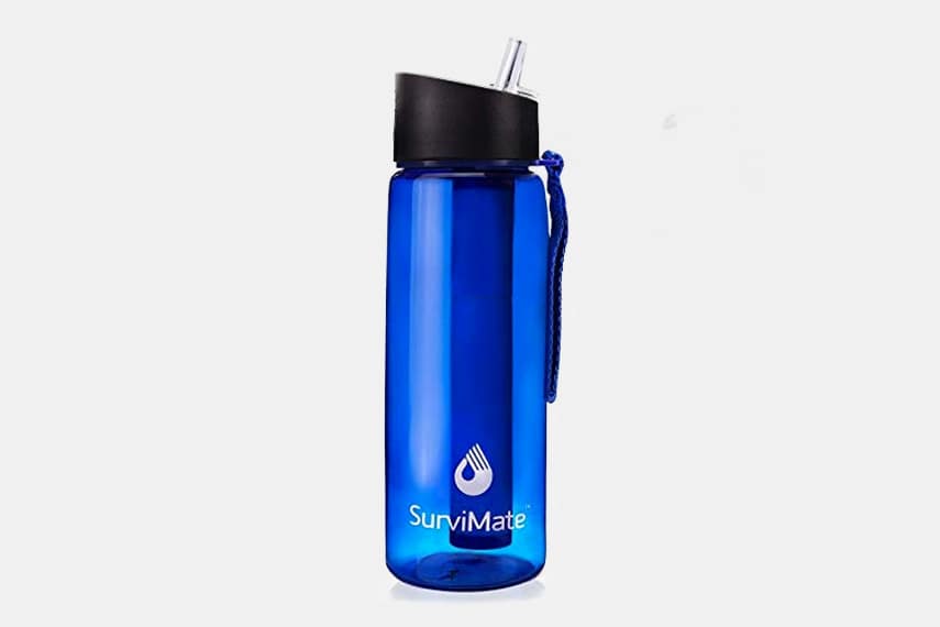 SurviMate Filtered Water Bottle