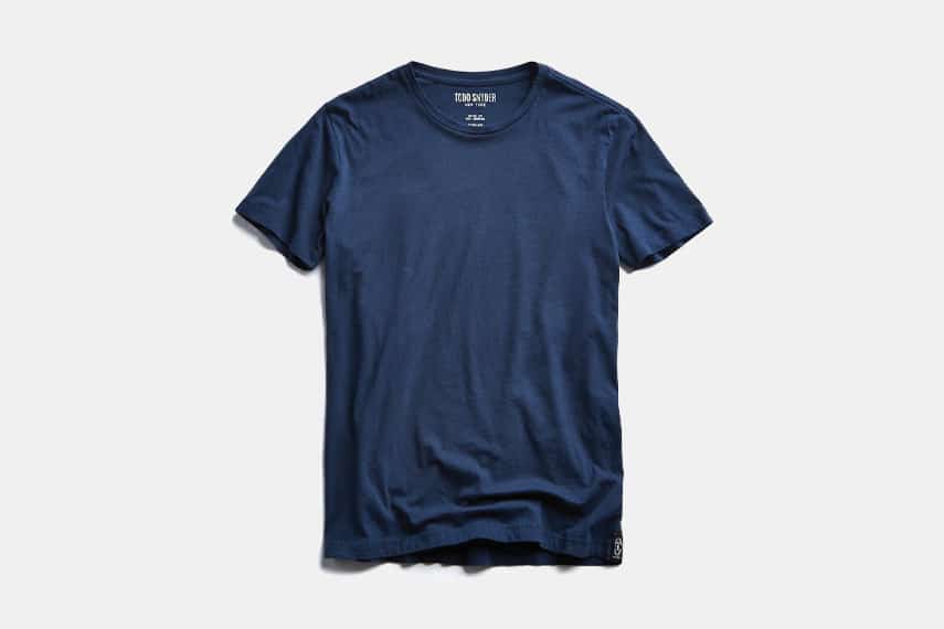Pack of 5 Lower East Men's T Shirt Basics Long Sleeved Mens T-Shirt
