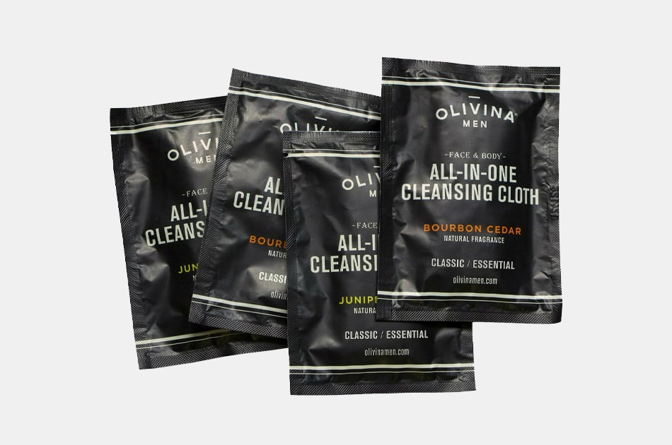 Olivina Men All-In-One Cleansing Cloths