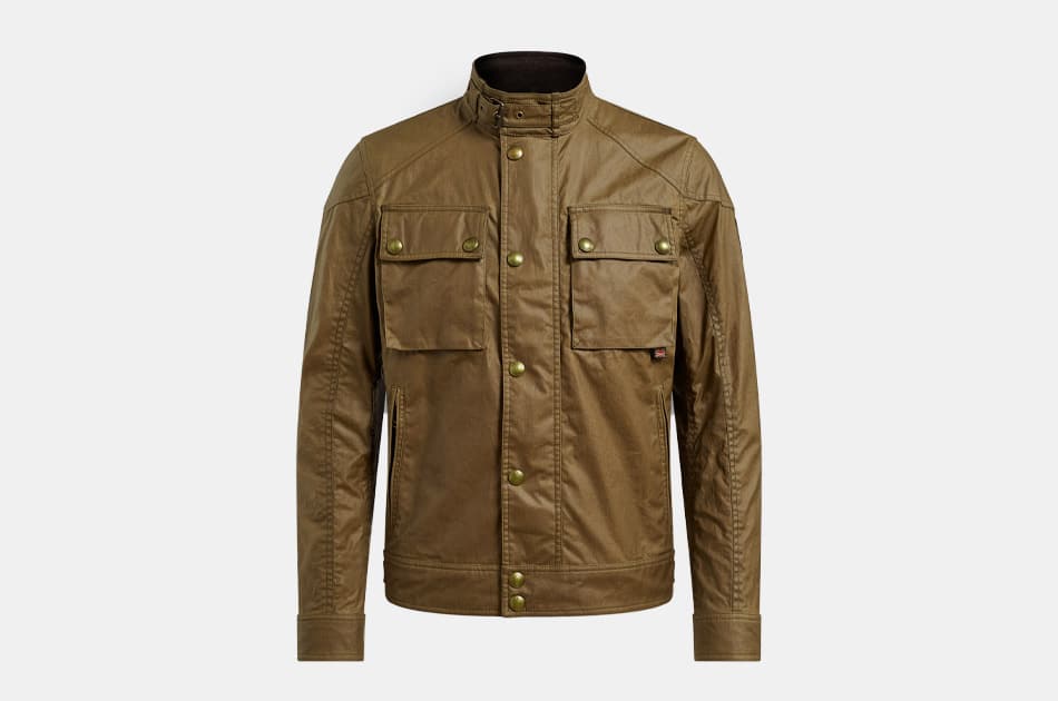 mens short wax jacket