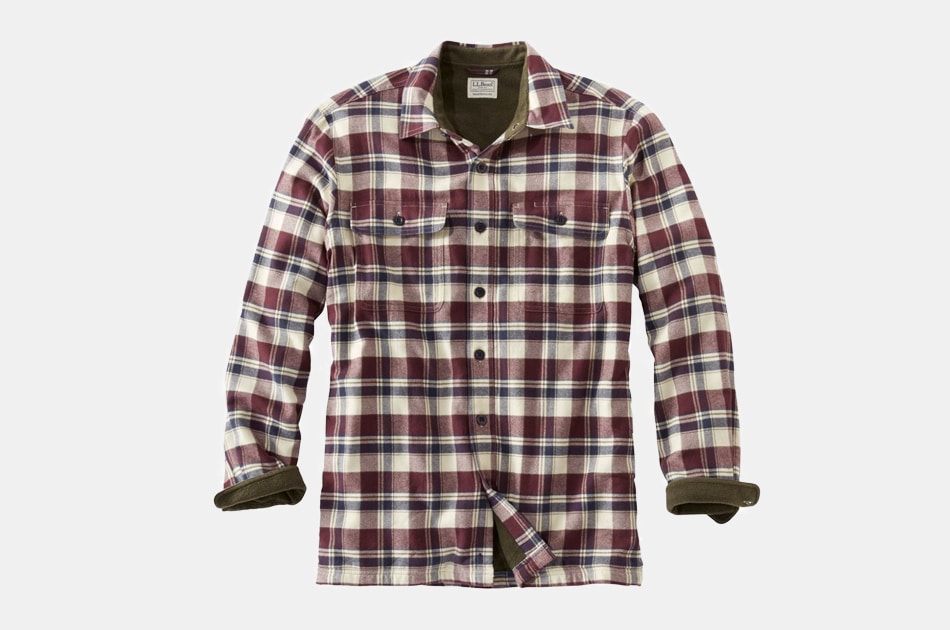 columbia fleece lined flannel