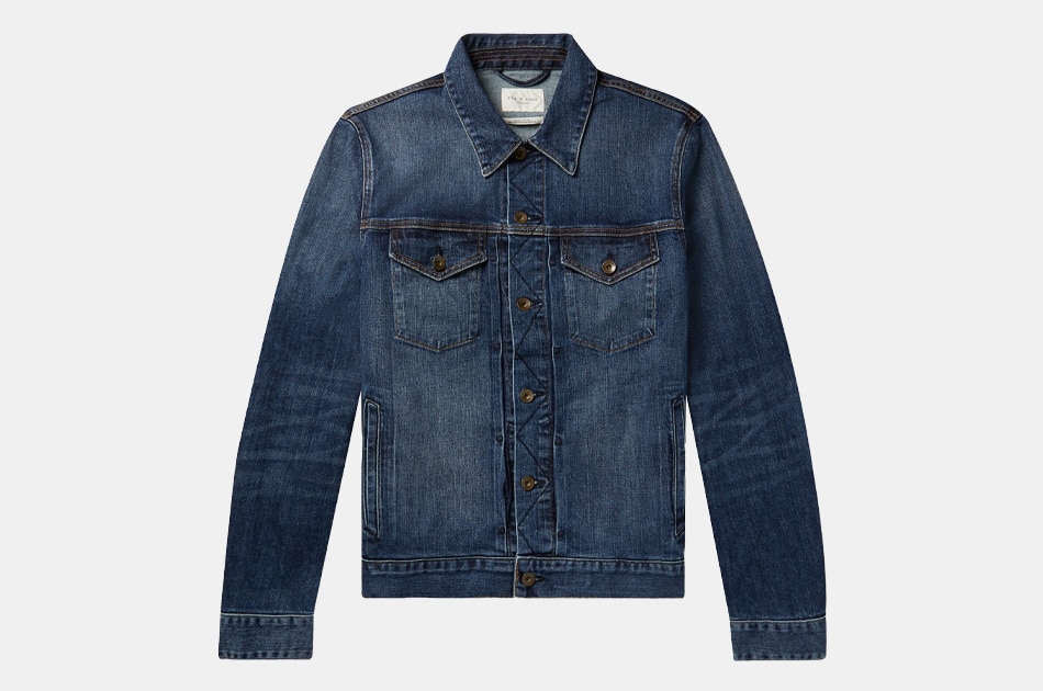 stretchable denim jacket