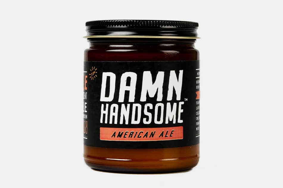 Damn Handsome Grooming American Ale Candle