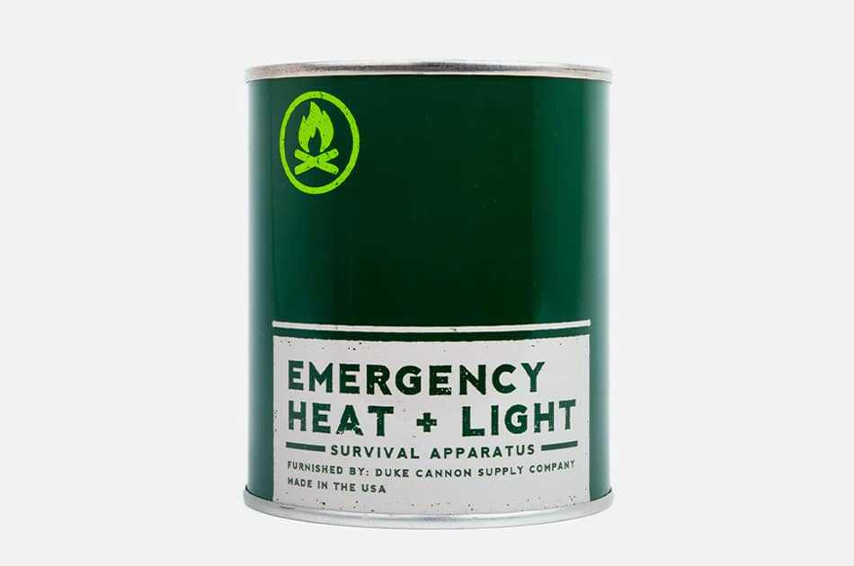 Duke Cannon Emergency Heat + Light Candle