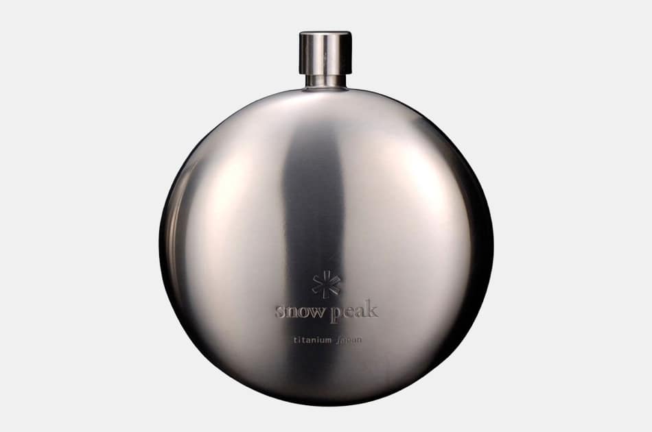 Snow Peak Titanium Curved Flask