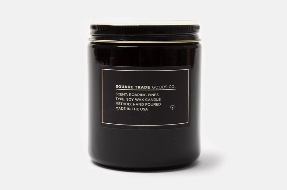 Square Trade Goods Co. Roaring Pines Candle