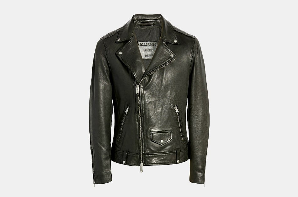 Mens Genuine Lambskin Leather Jacket Slim fit Motorcycle Jacket P134