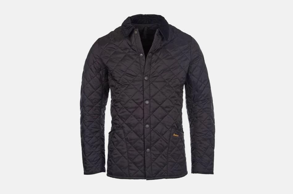 short black quilted jacket