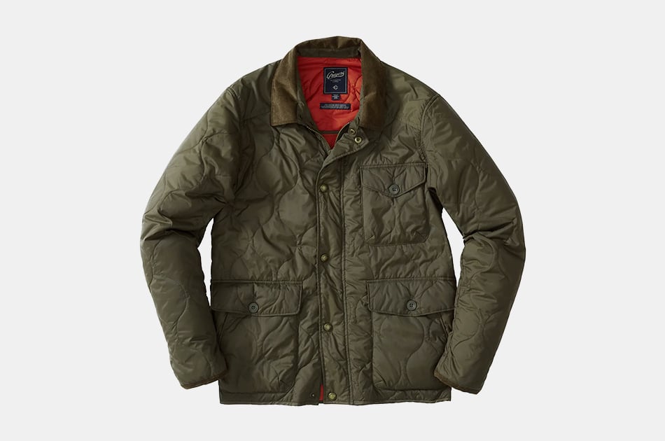 mens down padded coat