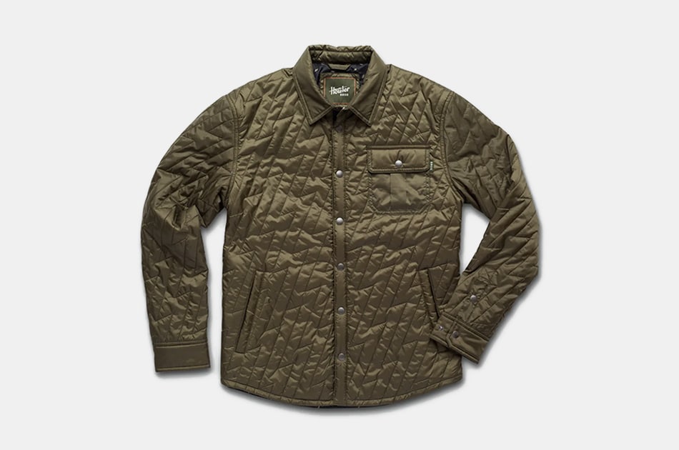 quilted outdoor jacket