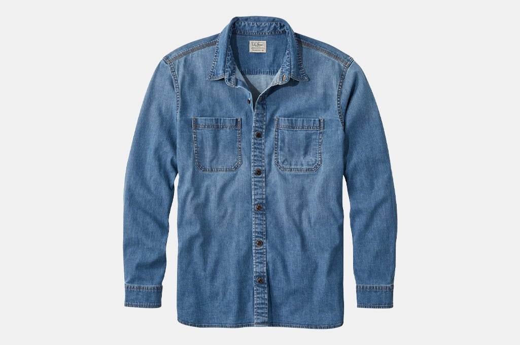 Long Sleeve Classic Denim Shirt