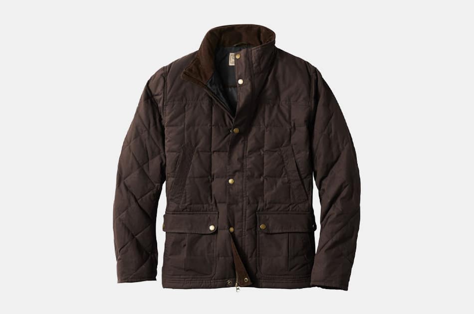 L.L.Bean Upcountry Waxed-Cotton Down Jacket