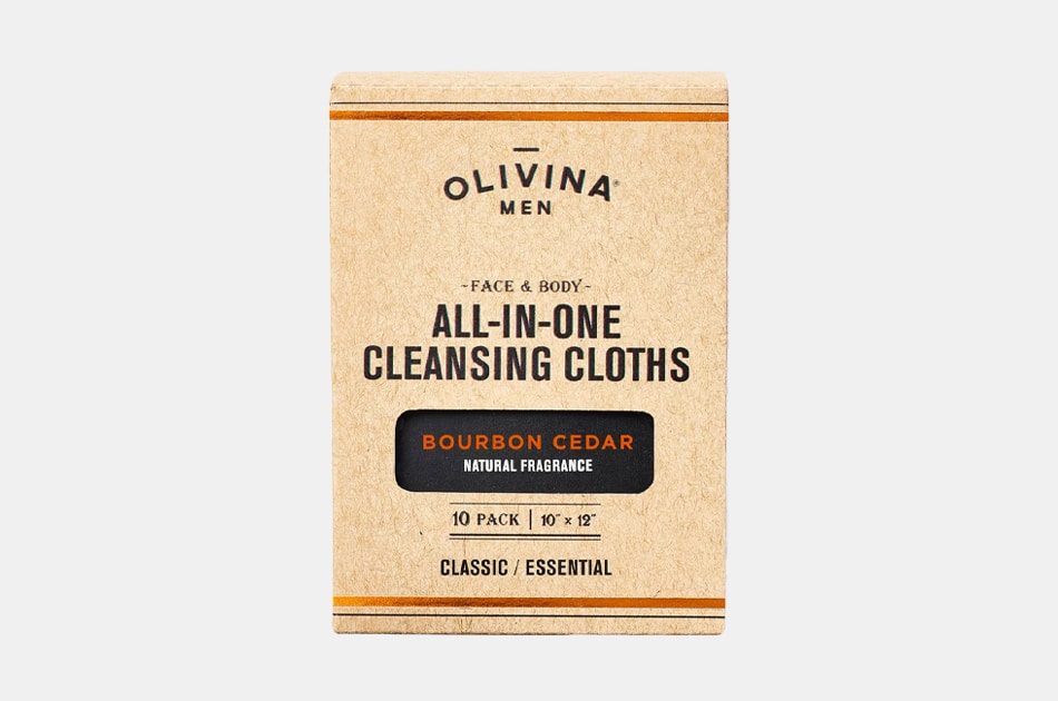 Olivina Men All-in-One Cleansing Cloths