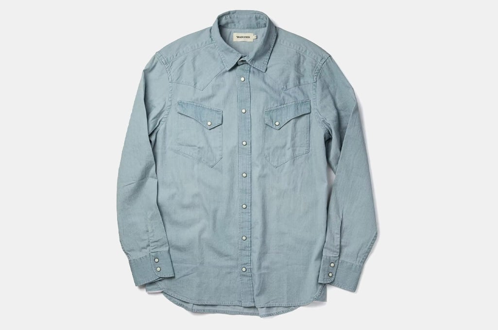 Men's BeanFlex® Denim Shirt, Traditional Untucked Fit