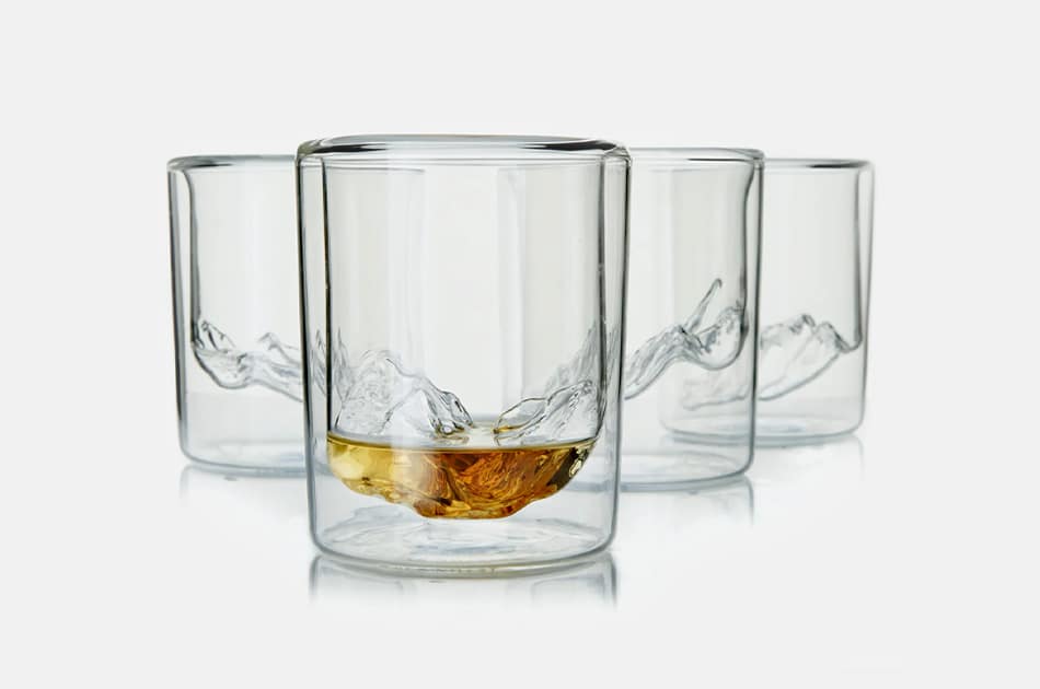 Whiskey Peaks Grand Tetons Whiskey Glasses