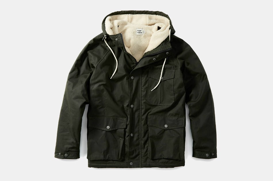 Sherpa-lined Waxed Ridge Parka