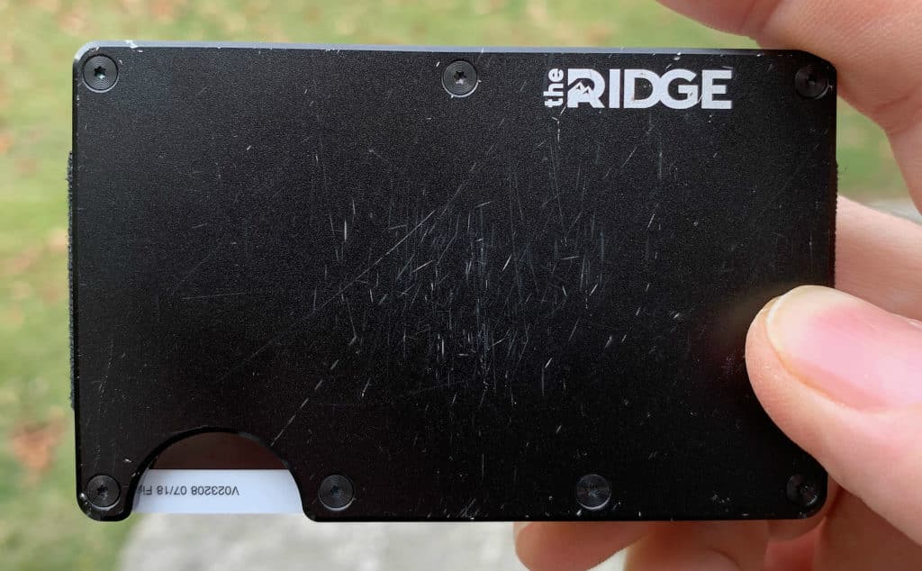 Ridge Wallet Scratches