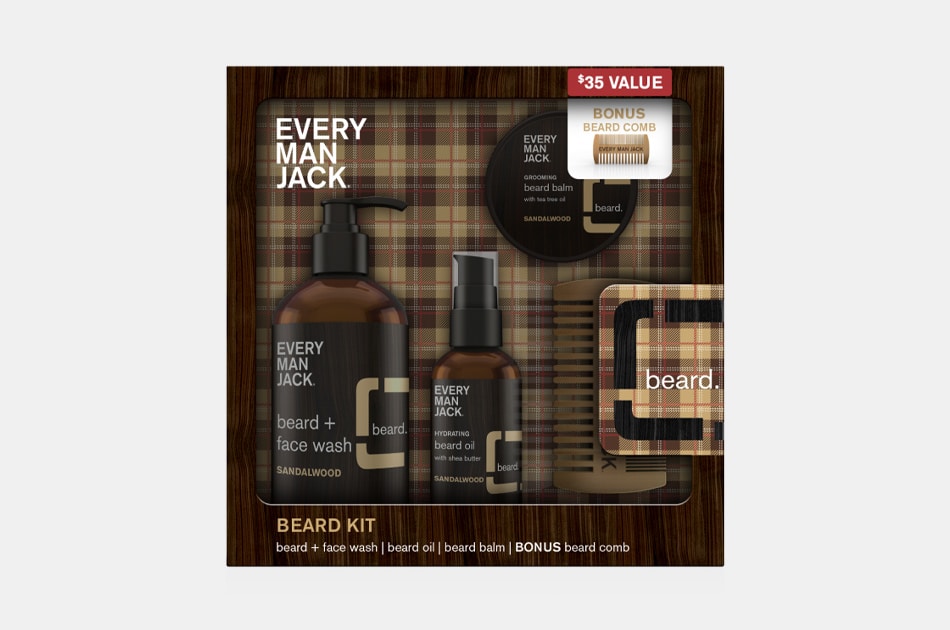 Every Man Jack Sandalwood Beard Kit