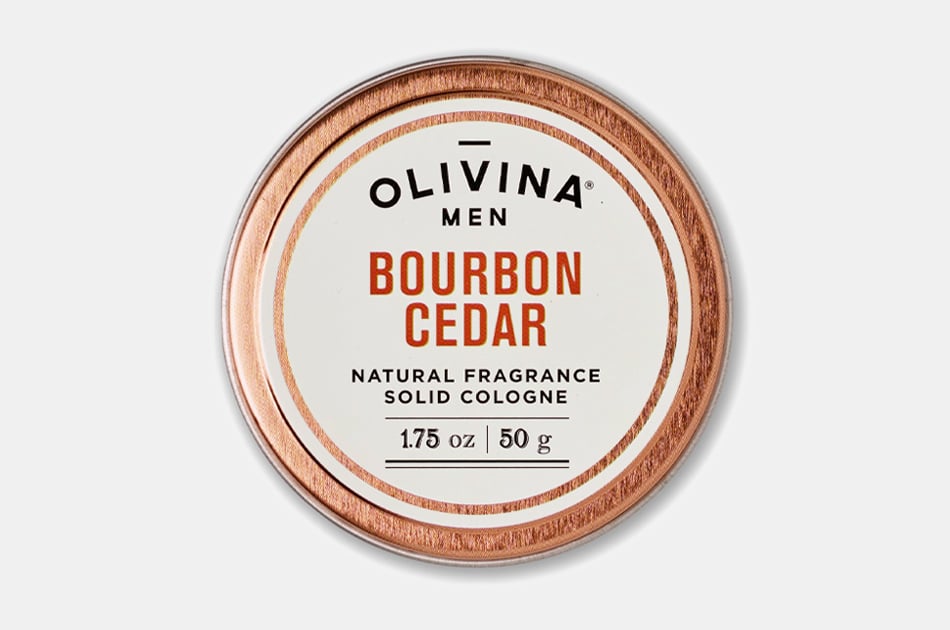 Olivina Men Bourbon Cedar Solid Cologne