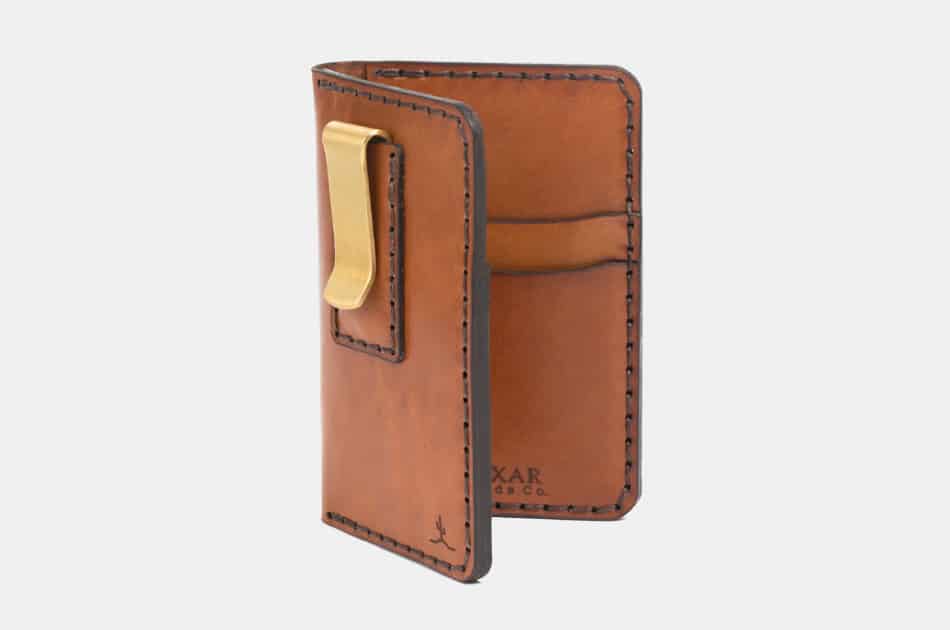 card wallet with money clip