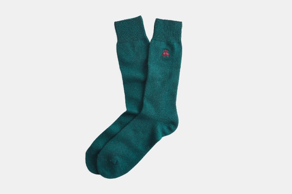 Brooks Brothers Cashmere Crew Socks