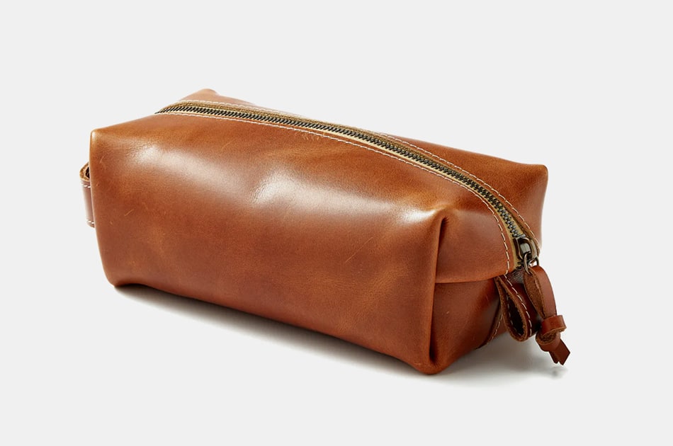 best men's leather dopp kit