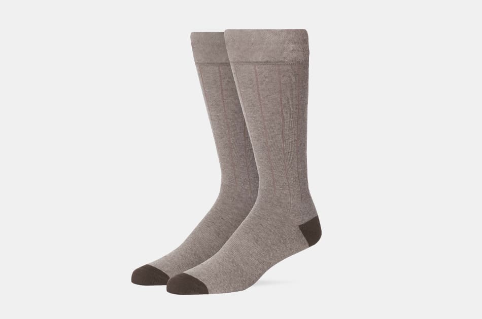 Mack Weldon Silver Extended Crew Dress Socks