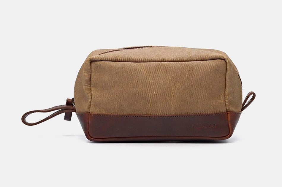 allen edmonds leather dopp kit