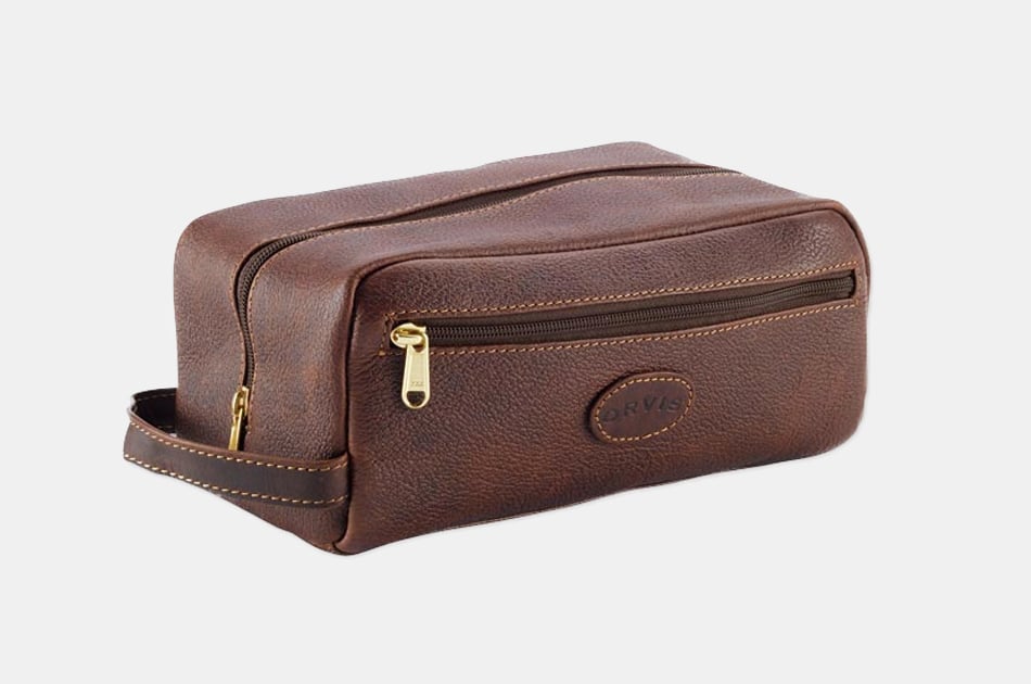 orvis leather dopp kit