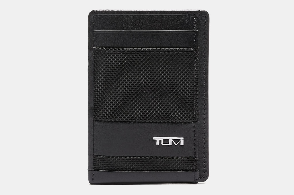 TUMI - Alpha Money Clip Card Case Wallet for Men - Black