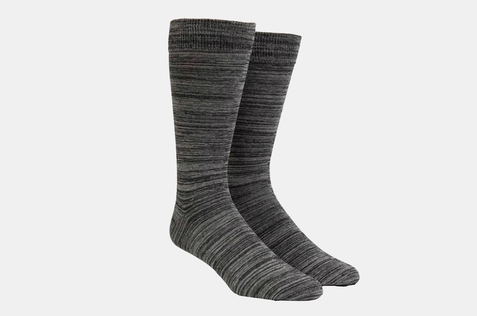 The Tie Bar Charcoal Dress Socks