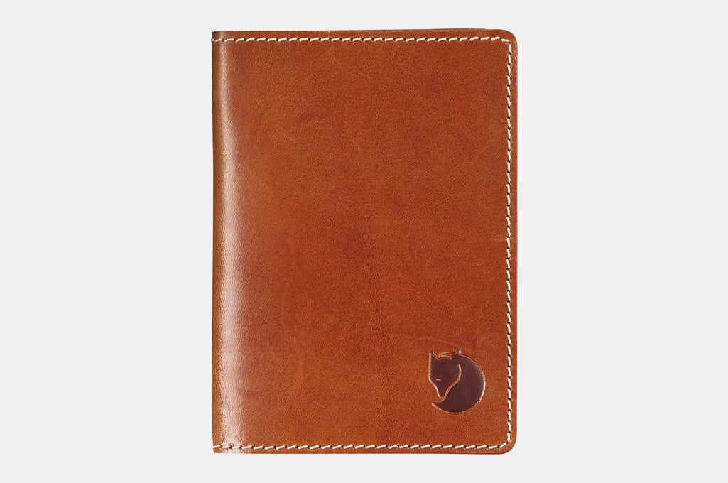 Fjallraven - Leather Passport Cover, Black