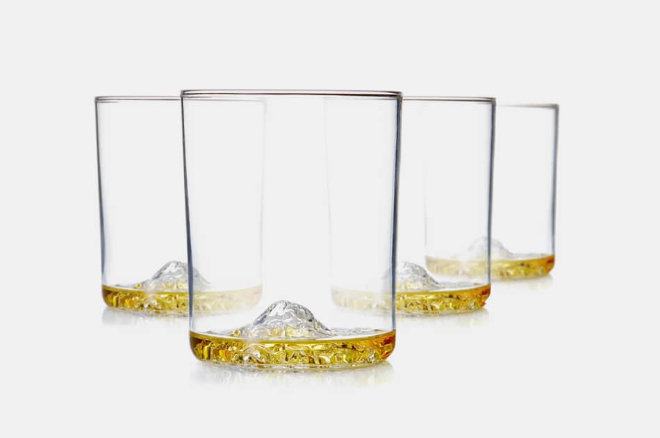 Whiskey Peaks American Mountains Glasses