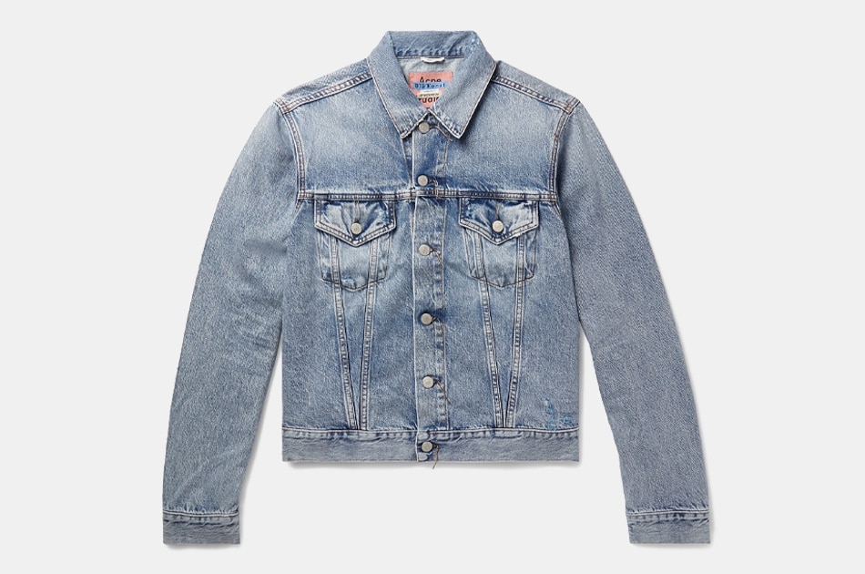 levi's mens the trucker jacket deep sea indigo trucker