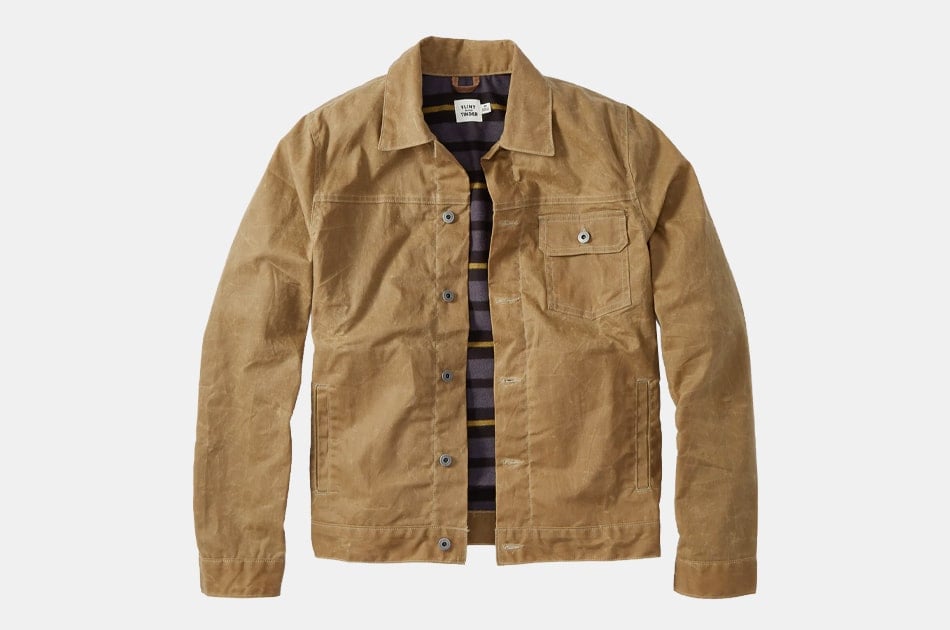 orvis suede trucker jacket