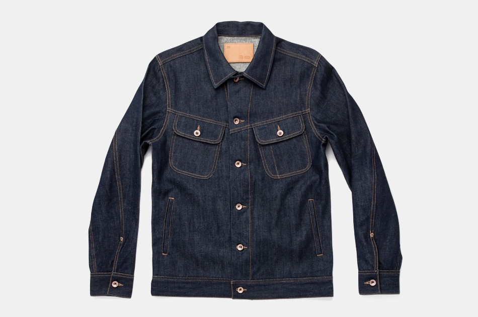 levi's mens the trucker jacket deep sea indigo trucker