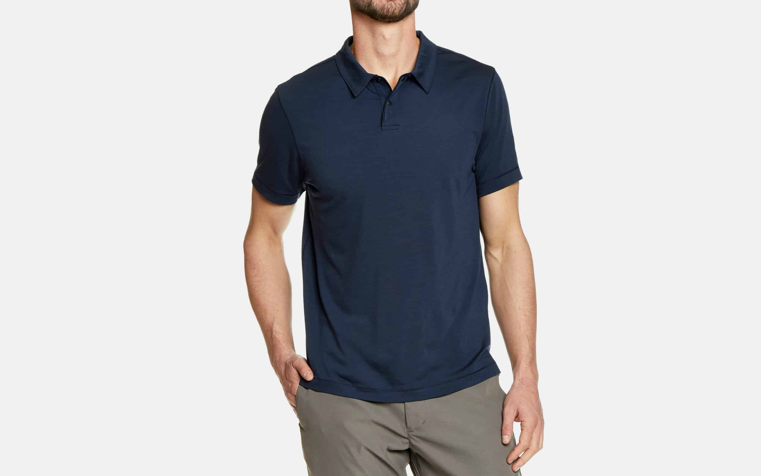 t shirt under polo shirt