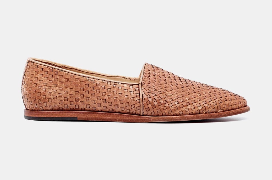 mens woven slip ons