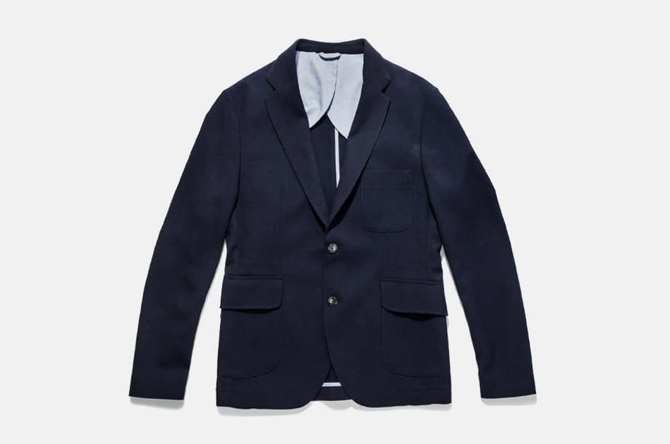 jersey knit blazer mens