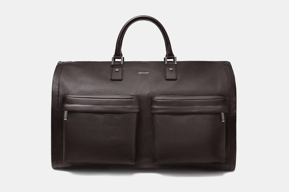 Hook Albert Leather Garment Weekender Bag