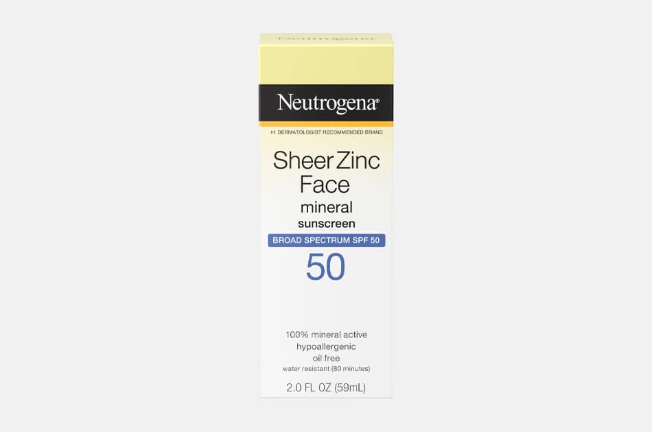 Sheer Zinc Face Dry-Touch Sunscreen Broad Spectrum SPF 50
